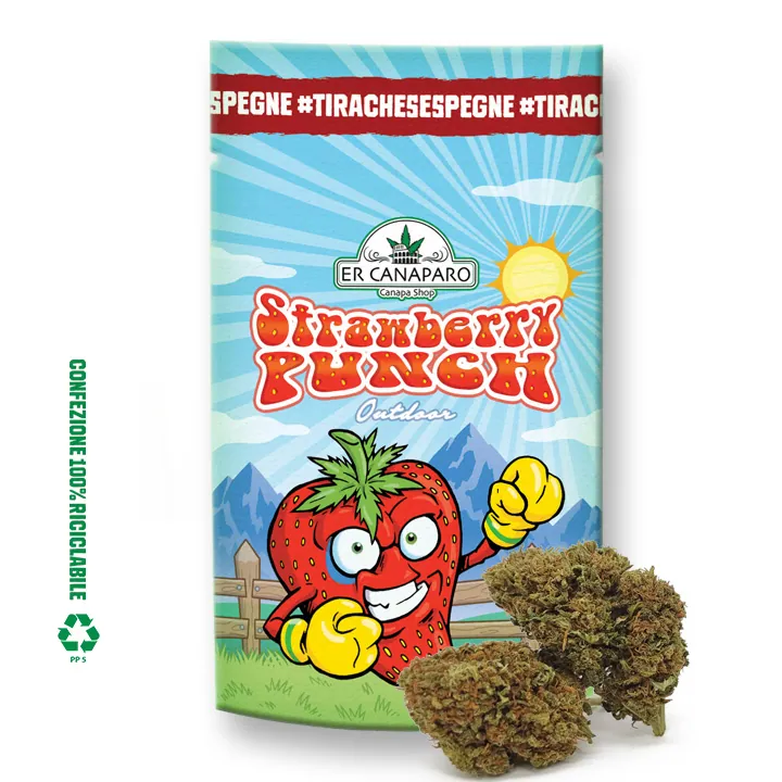 Strawberry punch cannabis light outdoor er canaparo