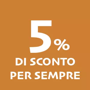 Fidelity card er canaparo sconto 5%